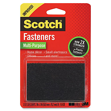 Scotch Extreme fastener 3-in Clear Hook and Loop Fastener (2-Pack)