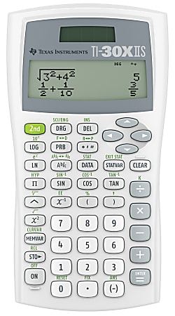 Texas Instruments® TI-30XIIS Handheld Scientific Calculator, 30XIIS/TBL/1L1/BE