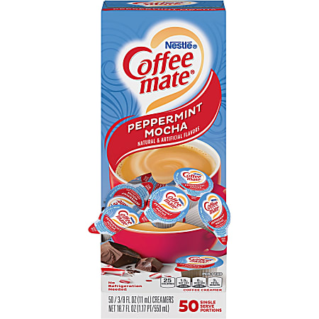 Nestlé® Coffee-mate® Liquid Creamer, Peppermint Mocha Flavor,