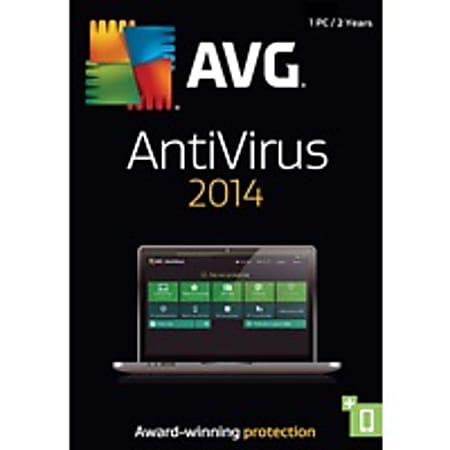 AVG AntiVirus 2014, 1-User 2-Year, Download Version