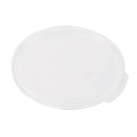 Cambro Round Food Storage Container Cover, White