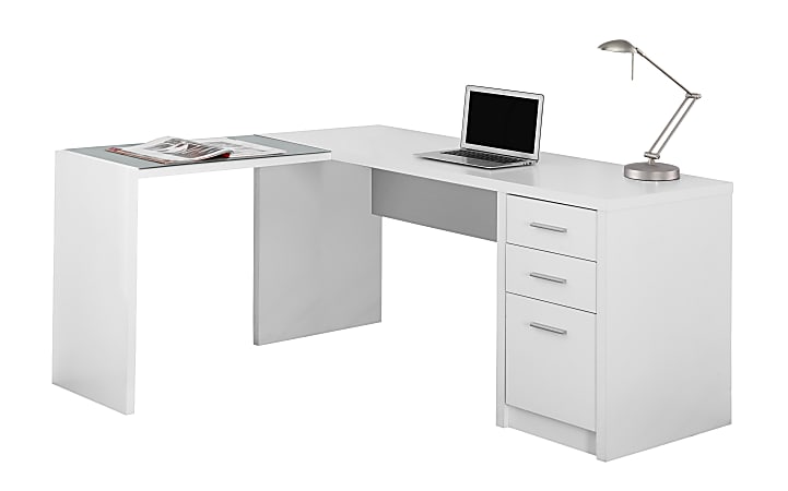 Monarch Specialties 60 in. Computer Desk, White