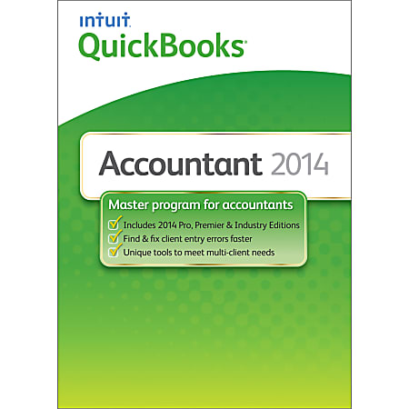 QuickBooks Accountant 2014, Download Version