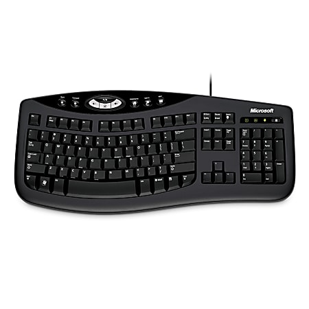 Microsoft® Comfort Curve Keyboard 2000, Black