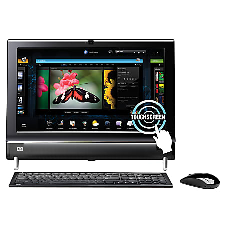HP TouchSmart 300-1120 Desktop Computer With AMD Athlon™ II 235e Dual-Core Processor, 20" Widescreen LCD Monitor