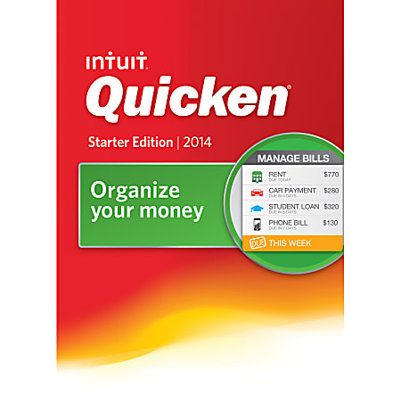 Quicken 2014 Starter Edition, Download Version