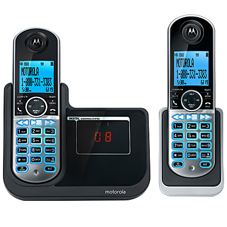 Motorola® P1002 DECT 6.0 Cordless Phone With Digital Answering System