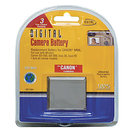 Digital Concepts Rechargeable Battery For Canon PowerShot SD400 Digital Camera