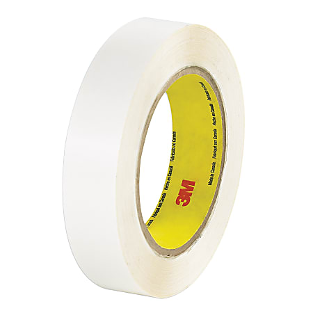 3M® 444 Double Sided Film Tape, 1" x 36 Yd., Clear, 6 Rolls