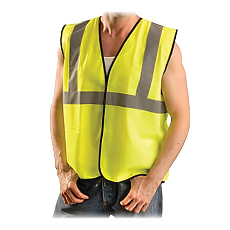 OccuNomix Class II Safety Vest, Large-XL, Yellow