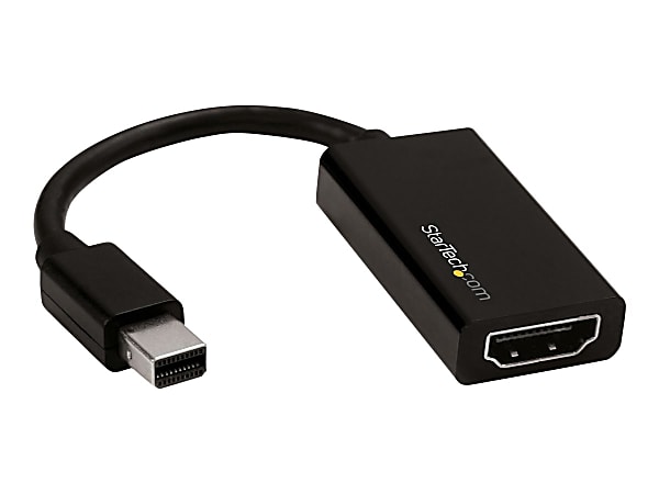 .StarTech.com Mini DisplayPort To HDMI Adapter, Black