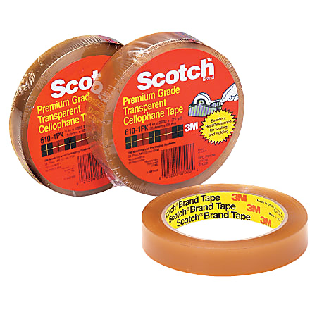 Cellophane tape deals vs scotch tape