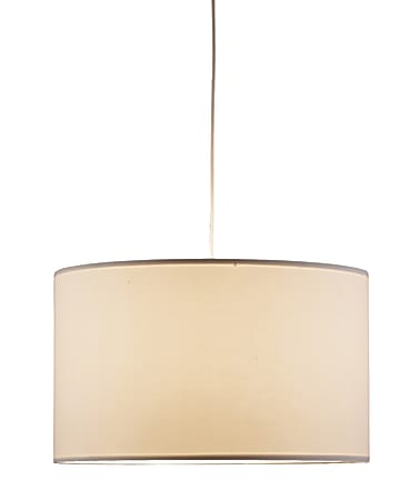 Adesso® Timpani Pendant Ceiling Lamp, 12"H, White