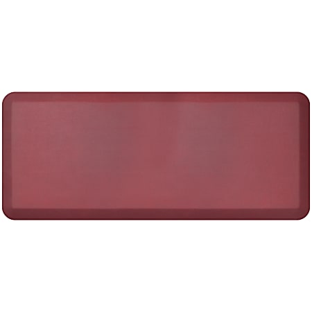 GelPro NewLife Designer Comfort Leather Grain Anti-Fatigue Floor Mat, 20" x 48", Cranberry