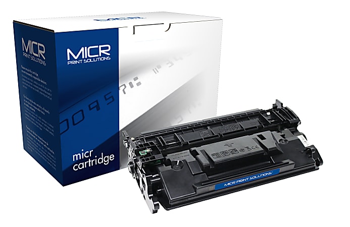 MICR Print Solutions Remanufactured High-Yield Black Toner Cartridge Replacement For HP 26X, MCR26XM