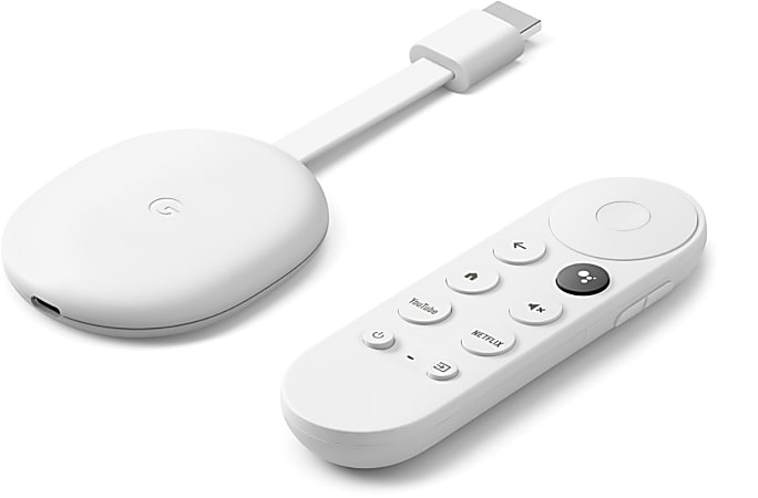 Indvending aftale Tilstedeværelse Google Chromecast Network Streaming Audio And Video Player Wireless LAN -  Office Depot