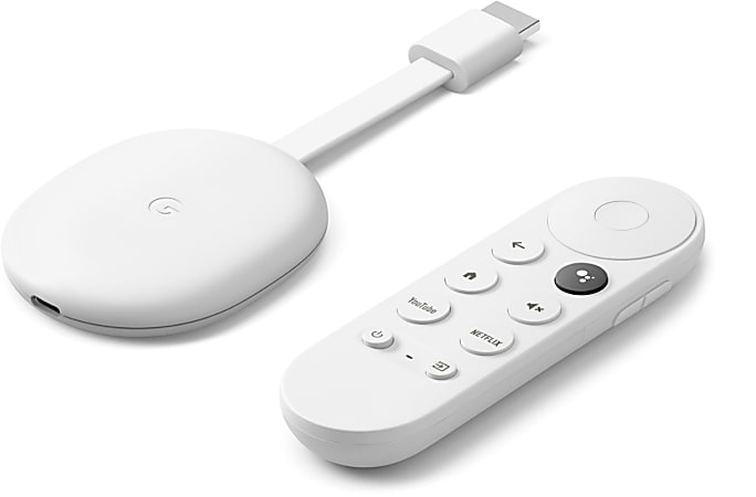 forstene med hensyn til Savvy Google Chromecast Network Streaming Audio And Video Player Wireless LAN -  Office Depot