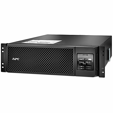 APC by Schneider Electric Smart-UPS 5000VA Rack-mountable UPS - 3U Rack-mountable - 1.50 Hour Recharge - SRT5KRMXLWHW