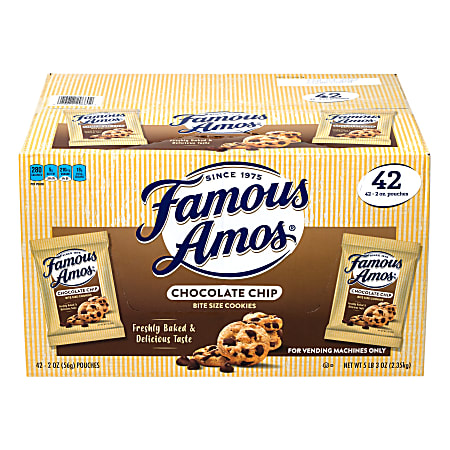 Famous Amos Chocolate Chip Cookies, 2-Oz Bag, Pack