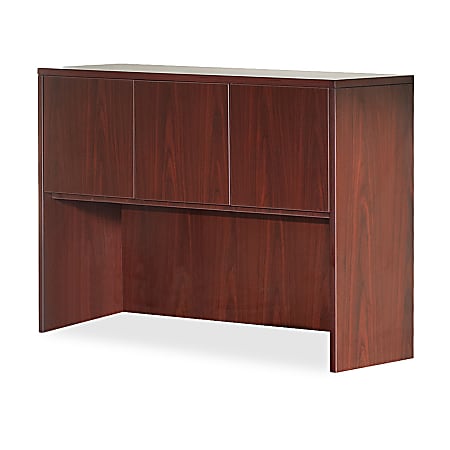 Lorell® Essentials Series Hutch, 60"W, Mahogany