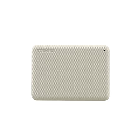 Toshiba Canvio Advance Portable External Hard Drive, 4TB, White