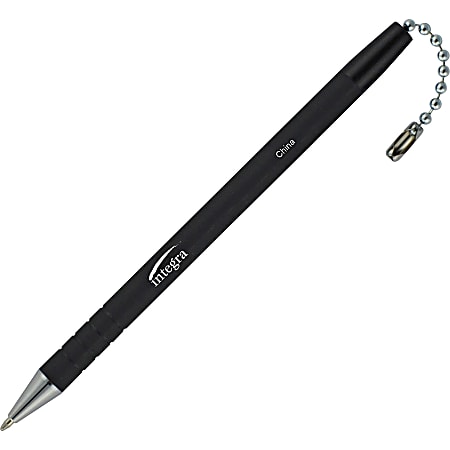 Integra Antimicrobial Replacement Counter Pen - Black - Rubber Barrel - 1 Each Integra Antimicrobial Replacement Counter Pen - Black - Rubber Barrel - 1 Each