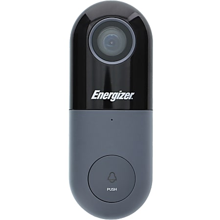 Energizer Smart 1080p Video Doorbell - Wireless - Wireless LAN - Black