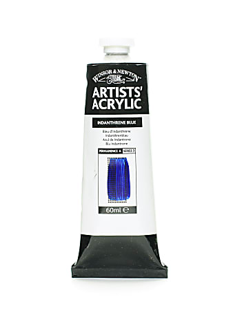 Winsor & Newton Professional Acrylic Colors, 60 mL, Indanthrene Blue, 321, Pack Of 2