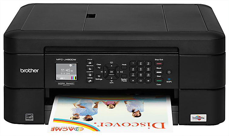 Brother® MFC-J480DW Wireless Color Inkjet All-In-One Printer