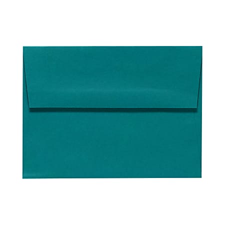 LUX Invitation Envelopes, A7, Peel & Stick Closure, Teal, Pack Of 500