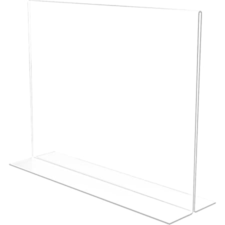 Deflecto Double Sided Sign Stand 56 H x 12 910 W x 12 910 D Black - Office  Depot