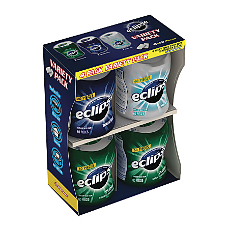 Eclipse® Mint Gum, Box Of 4