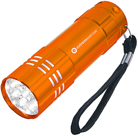 Custom Aluminum LED Flashlight, 3-1/2” x 2”
