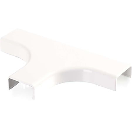 C2G Wiremold Uniduct 2800 Bend Radius Compliant Tee - White - White - Polyvinyl Chloride (PVC)