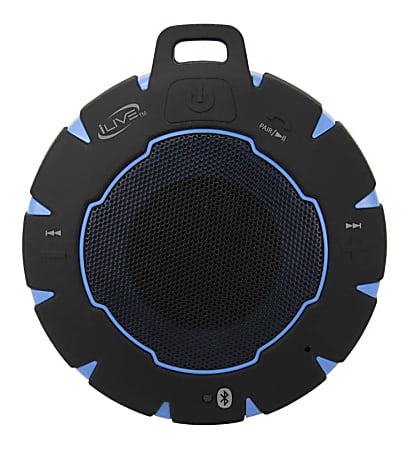 iLive ISBW157 Bluetooth Speaker, Blue/Black