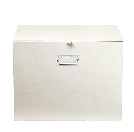 Realspace® File Box, Cream