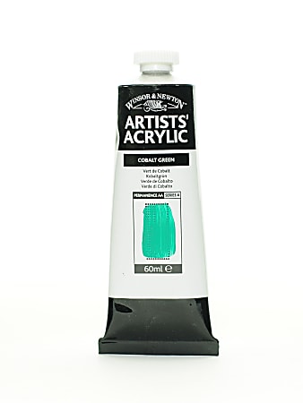Winsor & Newton Professional Acrylic Colors, 60 mL, Cobalt Green, 184