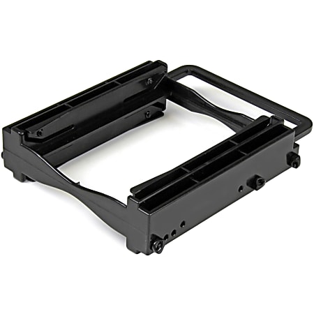 StarTech.com Dual 2.5" SSD/HDD Mounting Bracket for 3.5" Drive Bay - Tool-Less Installation - 2-Drive Adapter Bracket for Desktop Computer