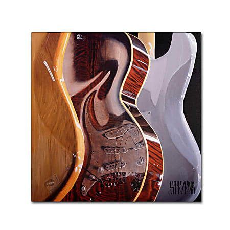 Trademark Global Music Store Gallery-Wrapped Canvas Print By Roderick Stevens, 24"H x 24"W