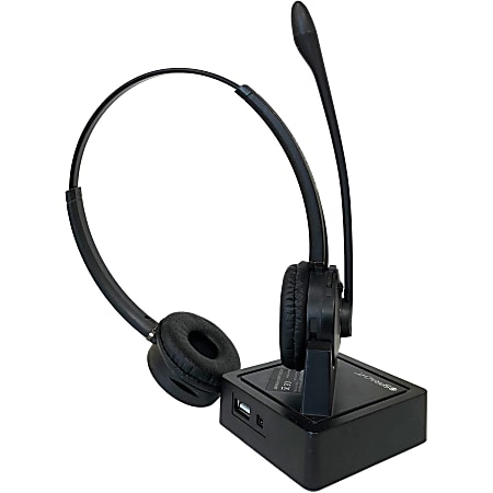 ZuM Maestro Bluetooth Monaural Over The Head Headset, Black