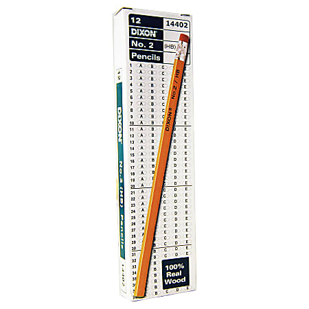 Dixon® Pencils, #2 Soft Lead, Box Of 12
