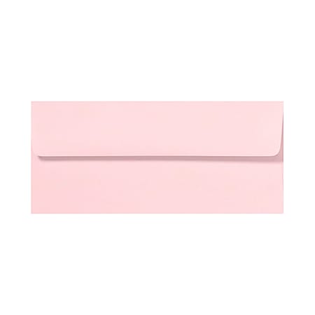 LUX #10 Envelopes, Peel & Press Closure, Candy Pink, Pack Of 50