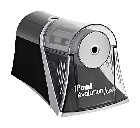 Acme United iPoint Evolution Axis Single-Hole Desktop Sharpener, Silver