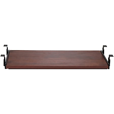 Lorell® Laminate Universal Keyboard Tray, Cherry
