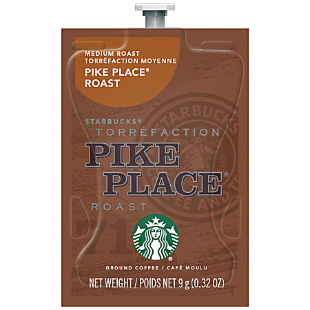 Starbucks® Single-Serve Coffee Freshpacks, Dark Roast, Pike Place, Carton Of 80