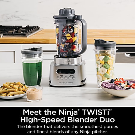 Ninja Blender Duo With Auto iQ Black - Office Depot