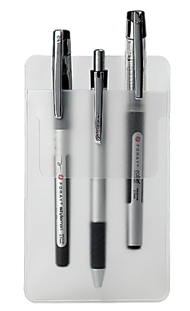 Office Depot® Brand Pocket Protectors, Pack Of 3