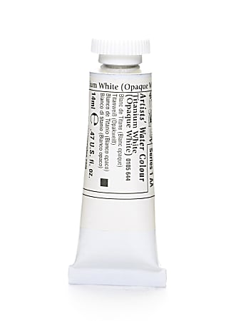 Winsor & Newton Professional Watercolors, 14 mL, Titanium White, 644