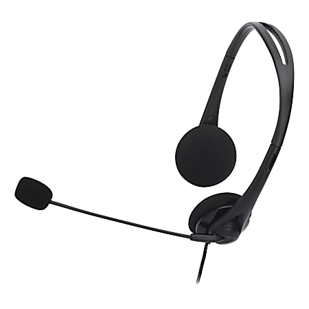 Compucessory Lightweight Stereo Headphones with Mic - Stereo