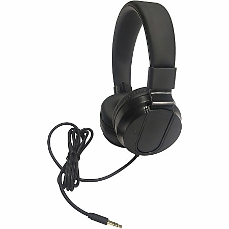 Compucessory Deluxe Stereo Headphones - Stereo - Black - Mini-phone (3.5mm) - Wired - 32 Ohm - 20 Hz 20 kHz - Over-the-head - Binaural - Circumaural - 5.92 ft Cable - 1 Compucessory Deluxe Stereo Headphones - Stereo - Black - Mini-phone (3.5mm) - Wired - 32 Ohm - 20 Hz 20 kHz - Over-the-head - Binaural - Circumaural - 5.92 ft Cable - 1